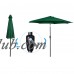 Cloud Mountain 9' Patio Umbrella Canopy Beach Umbrella Market Umbrella table Push Button Tilt w/ Crank 8 Steels Ribs 100% Polyester UV, Burgundy   